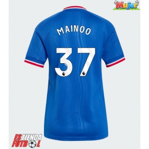 Manchester United Kobbie Mainoo #37 Segunda Equipación Mujer 2026-27 Manga Corta